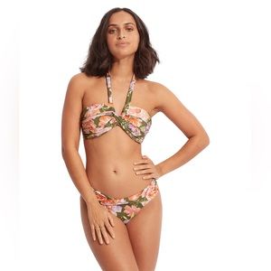Seafolly Women's Bandeau Halter Bikini Top  - Size: 6